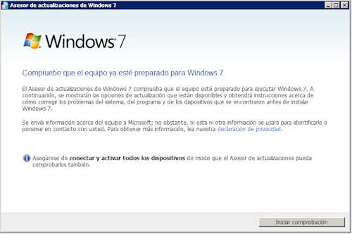 Cómo saber si mi PC soporta Windows 7 – Windows 7 Upgrade Advisor
