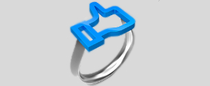 Un anillo inspirado en Facebook