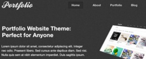 Theme completo en formato PSD para crear tu propio portfolio