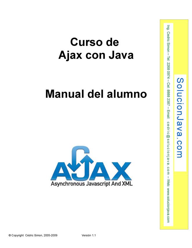 Curso de Ajax con Java – Manual del alumno