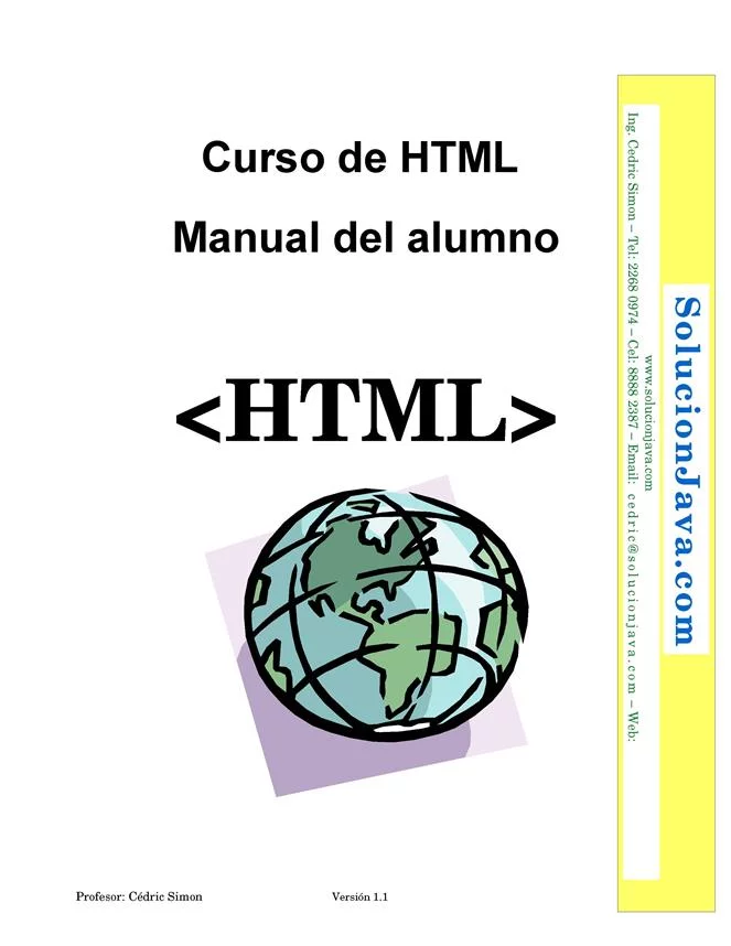 Curso de HTML – Manual del alumno
