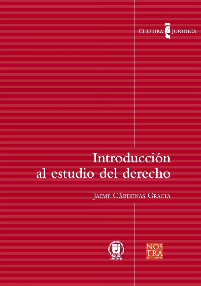 Introducción al estudio del derecho: Colección Cultura Jurídica