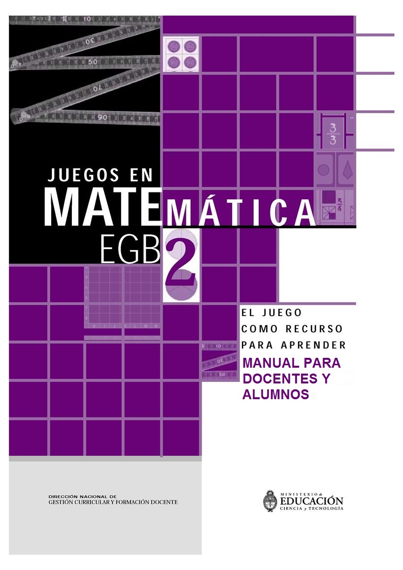 Resultado de imagen para juegos en matematica egb 2 material para el alumno