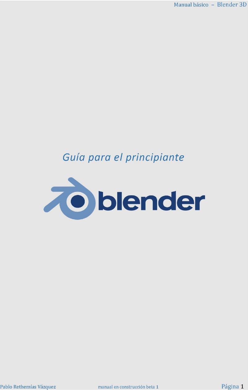 Manual básico: Blender 3D