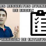 Tareas resueltas avanzadas de Excel: preparación de entrevistas