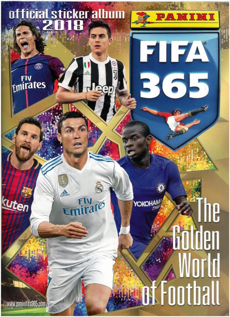 Álbum Panini FIFA 365 2017-2018 Stickers