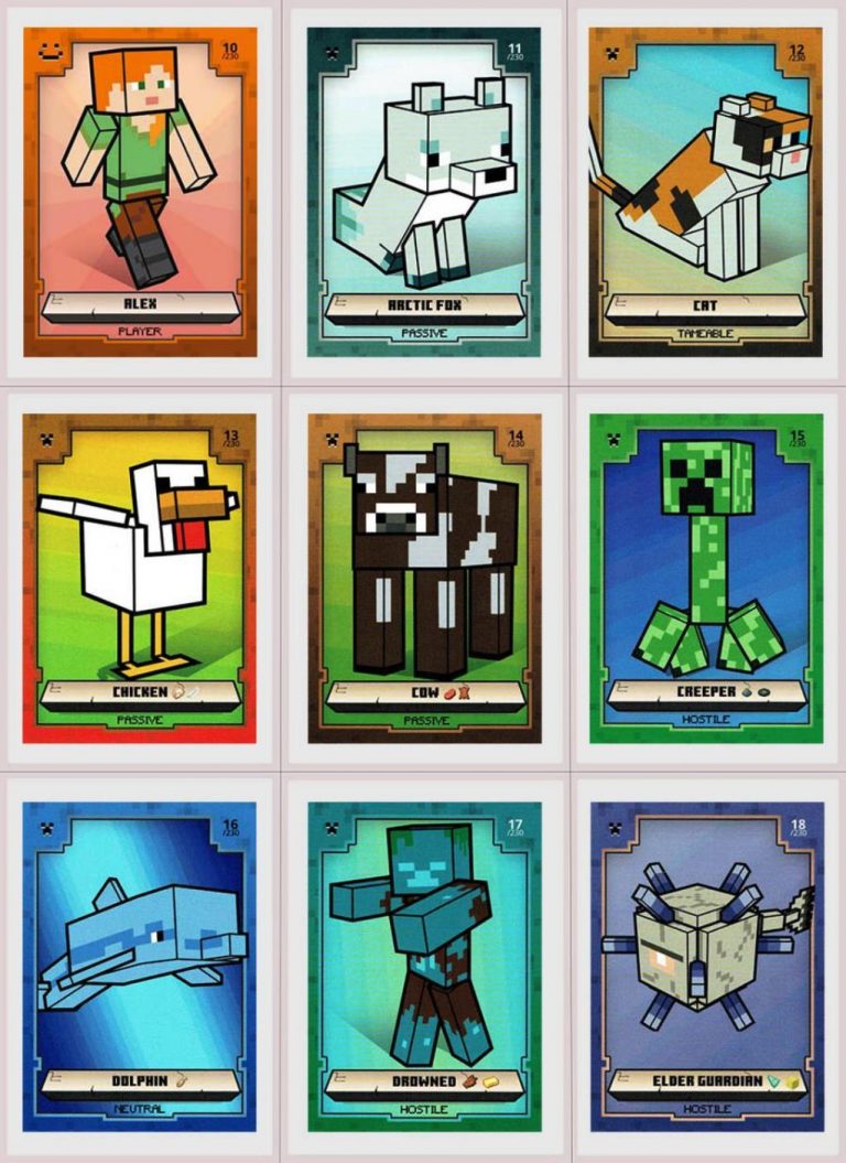 minecrafttradingcards2021panini 0006 ElSaber21