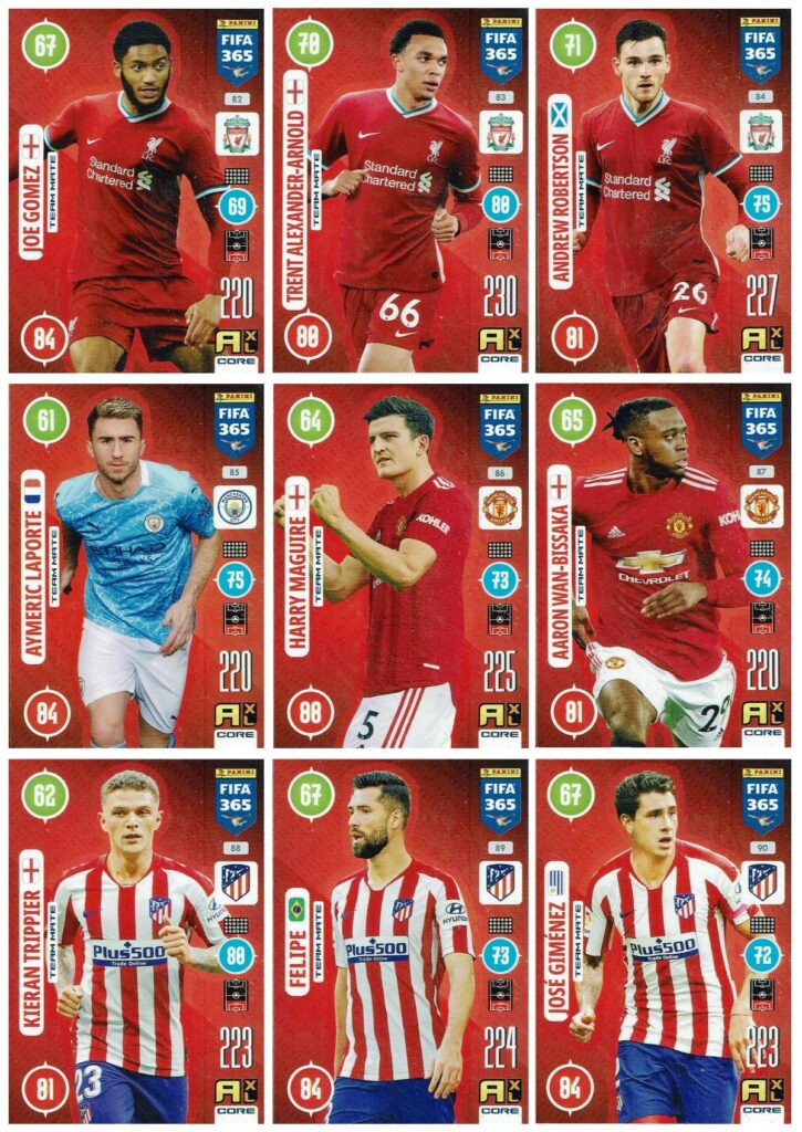 Colección Adrenalyn Ligue 1 2020 2021 Francia, Datos, Fotos, Listado