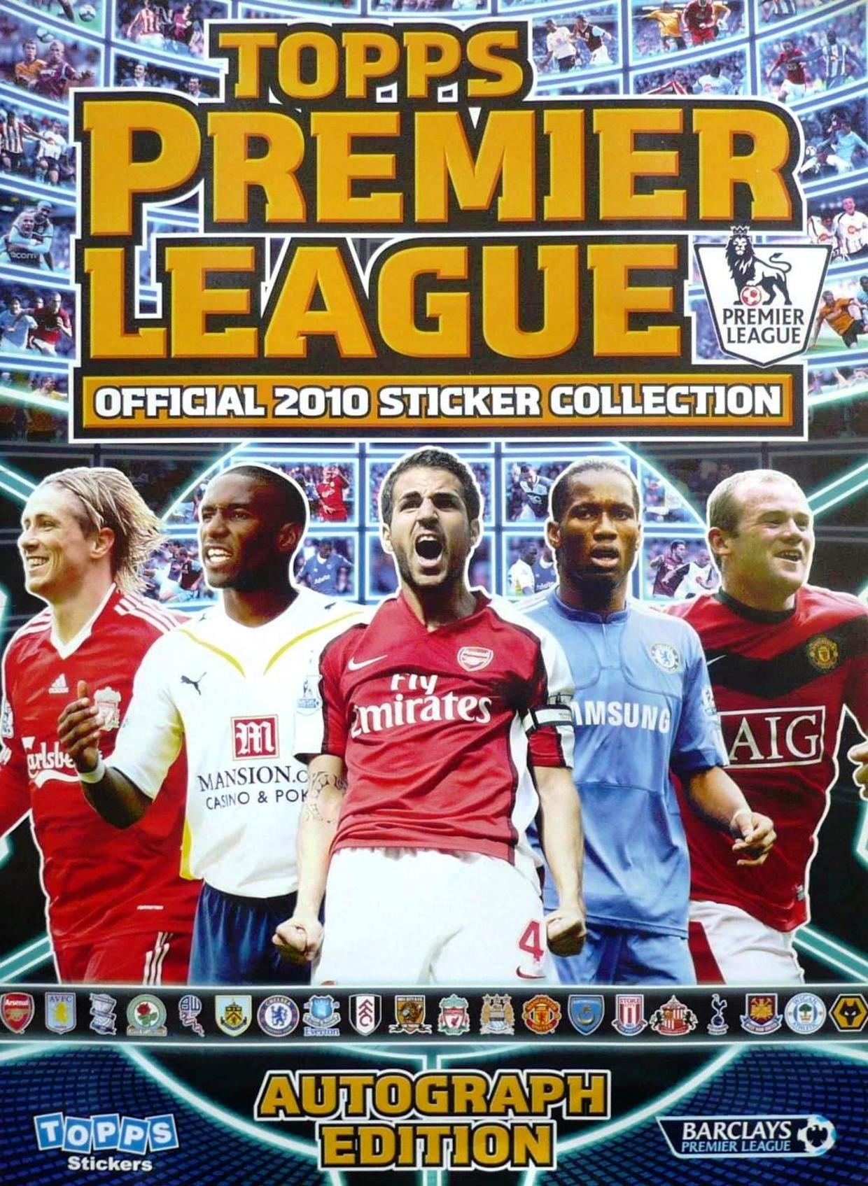 Álbum Premier League 2009-2010 TOPPS