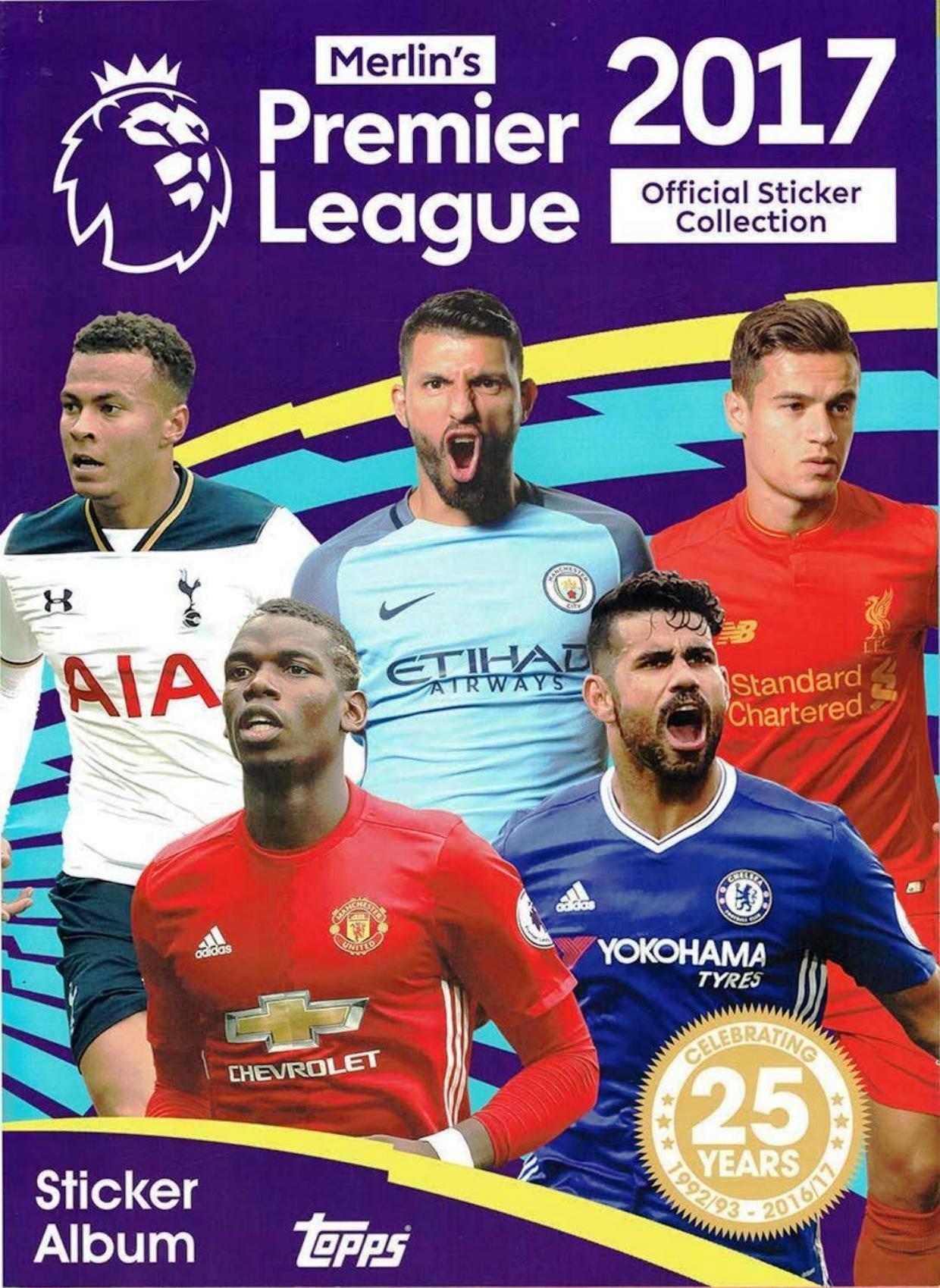 Álbum Premier League 2016-2017 Topps