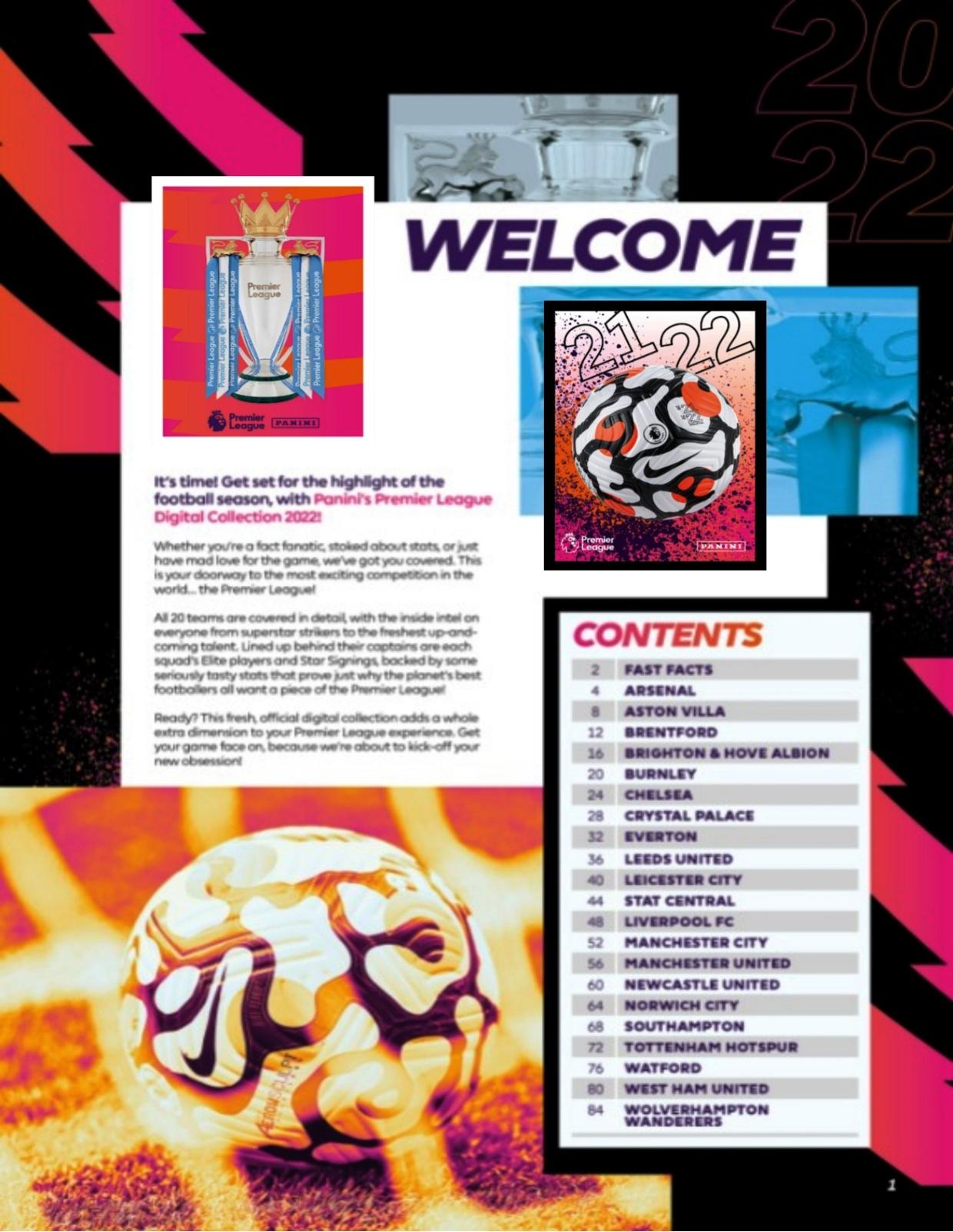 Álbum Sticker Premier League 2022 Panini El Saber 21