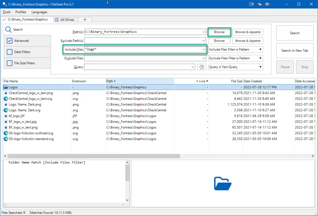 Buscador de Archivos FileSeek