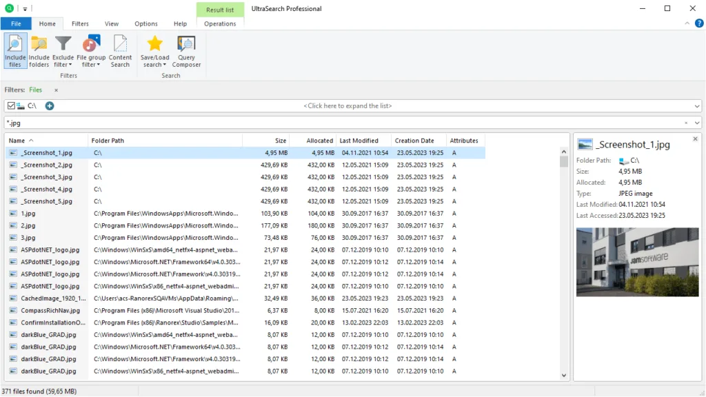 Buscador de Archivos UltraSearch