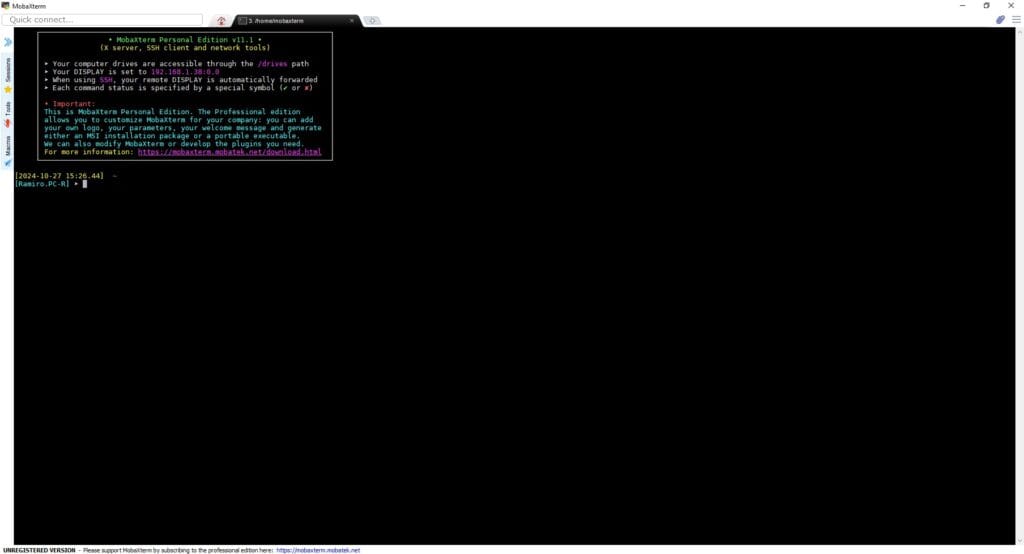 SSH MobaXterm